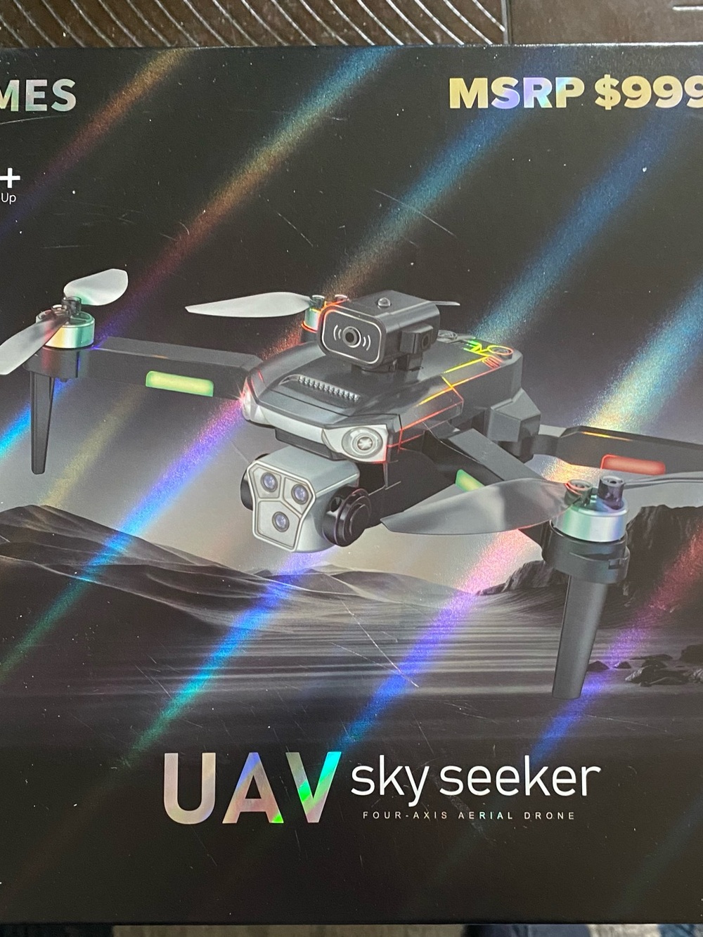 UAV Sky Seeker Drone - Black